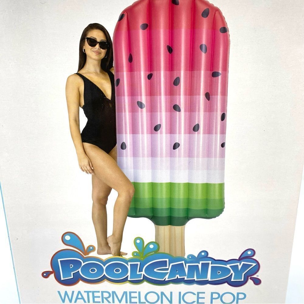 Pool Candy Watermelon Ice Pop Giant Pool Raft Float - Picture 3 of 5